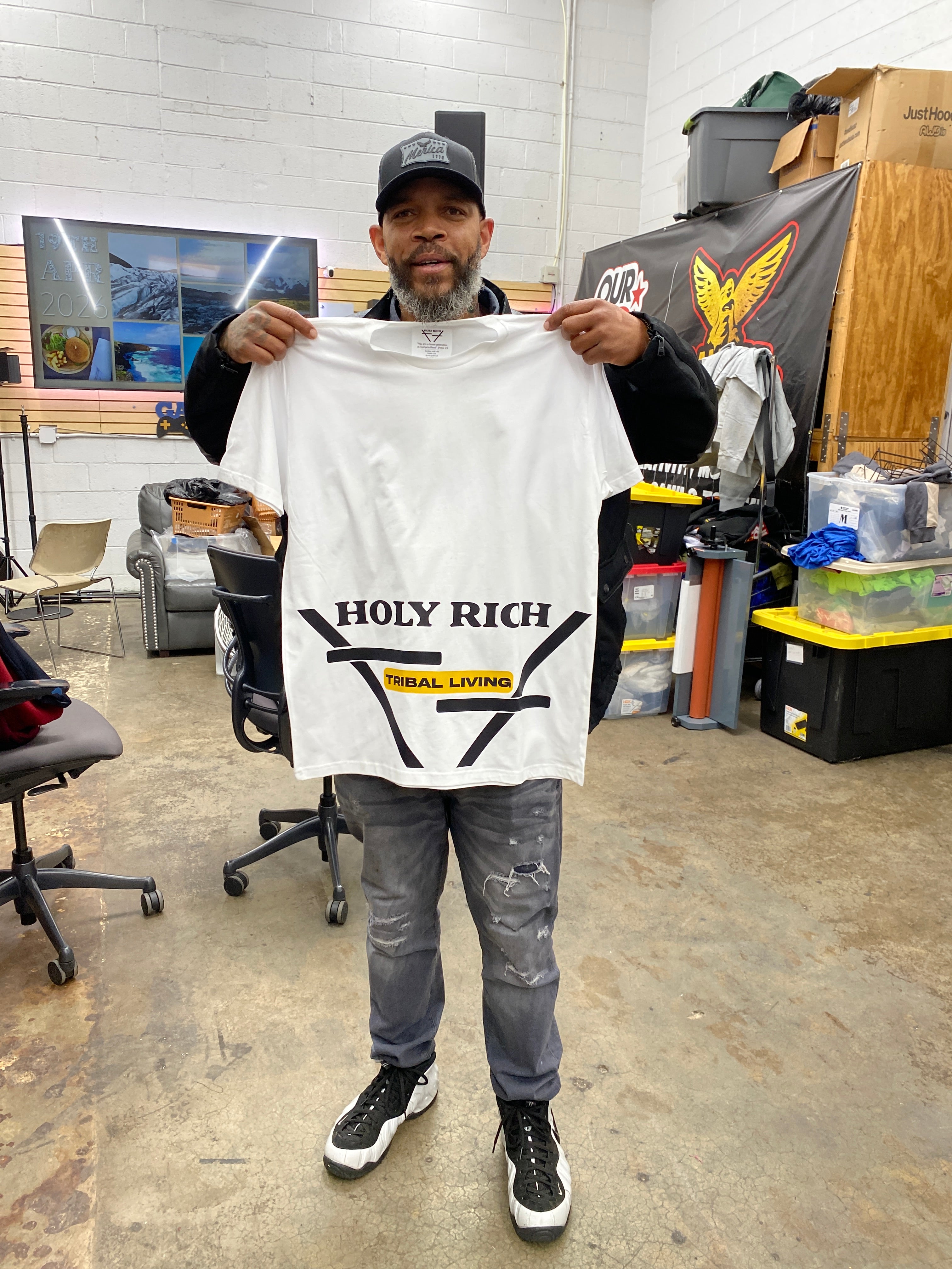 HOLY RICH “Tribal Living” Tee